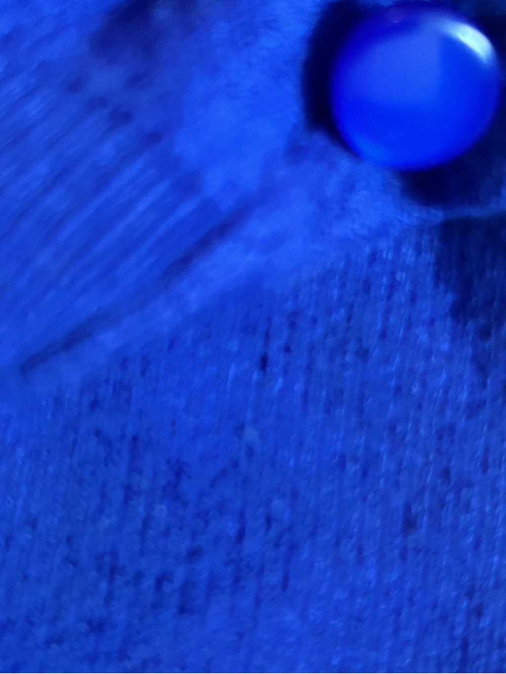 J CrewClassic Royal Blue Button-Front Cardigan - Picture 5 of 10